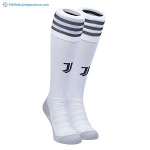 Chaussette Juventus Domicile 2018 2019 Blanc Pas Cher