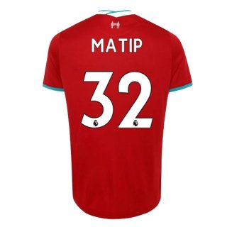 Maillot Liverpool NO.32 Matip Domicile 2020 2021 Rouge Pas Cher