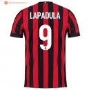 Maillot Milan Domicile Lapadula 2017 2018 Pas Cher