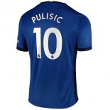 Maillot Chelsea NO.10 Pulisic Domicile 2020 2021 Bleu Pas Cher