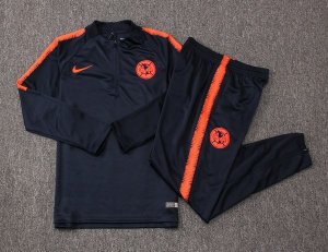 Survetement Club América 2018 2019 Bleu Orange Pas Cher