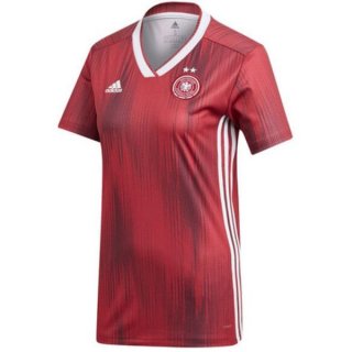 Maillot Allemagne Exterieur Femme 2019 Rouge Pas Cher