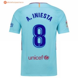Maillot Barcelona Exterieur A.Iniesta 2017 2018 Pas Cher Maillot Barcelona Exterieur A.Iniesta 2017 2018 Pas Cher