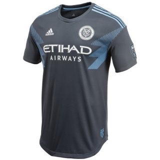 Maillot New York City Exterieur 2018 2019 Gris Pas Cher