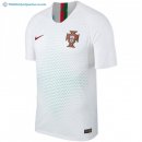 Thailande Maillot Portugal Exterieur 2018 Blanc Pas Cher