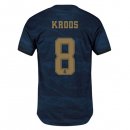 Maillot Real Madrid NO.8 Kroos Exterieur 2019 2020 Bleu Pas Cher