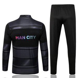 Survetement Manchester City 2023 Gris Noir