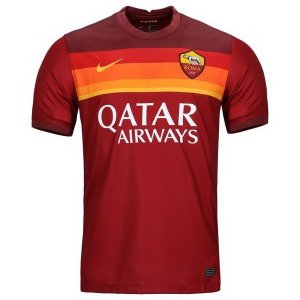 Maillot As Roma Domicile 2020 2021 Rouge Pas Cher