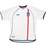 Maillot Angleterre Domicile Retro 2002 Blanc Pas Cher