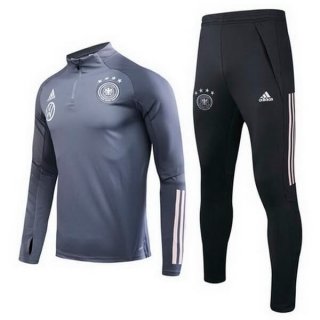 Survetement Allemagne 2020 Gris Noir Survetement Allemagne 2020 Gris Noir