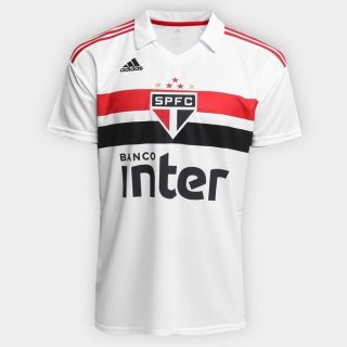 Maillot São Paulo Domicile 2018 2019 Blanc Pas Cher