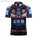 Maillot Rugby Manly Sea Eagles 2017 2018 Noir Pas Cher