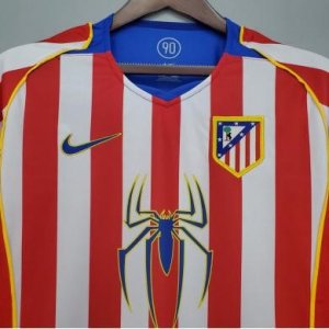 Thailande Maillot Retro Atlético de Madrid 2004 05 Pas Cher