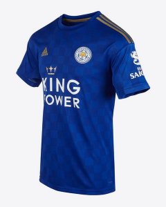 Thailande Maillot Leicester Domicile 2019 2020 Bleu Pas Cher