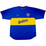 Thailande Maillot Boca Juniors Domicile Retro 2000 2001 Bleu Pas Cher