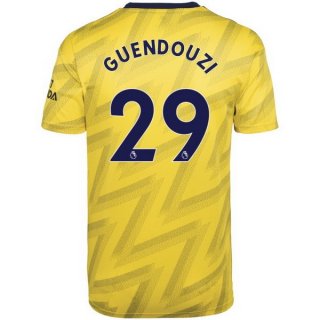 Maillot Arsenal NO.29 Guendouzi Exterieur 2019 2020 Jaune Pas Cher