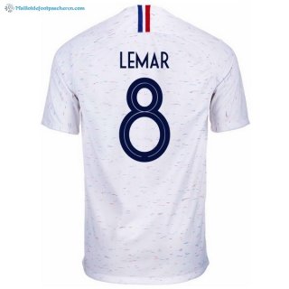 Maillot France Exterieur Lemar 2018 Blanc Pas Cher