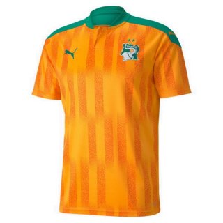 Thailande Maillot Costa De Marfil Domicile 2020 Orange Pas Cher