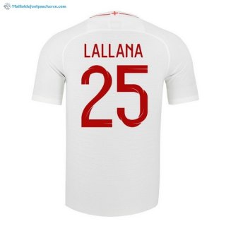 Maillot Angleterre Domicile Lallana 2018 Blanc Pas Cher