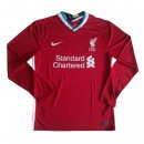 Thailande Maillot Liverpool Domicile ML 2020 2021 Rouge Pas Cher