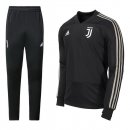 Survetement Enfant Juventus 2018 2019 Noir Gris Pas Cher