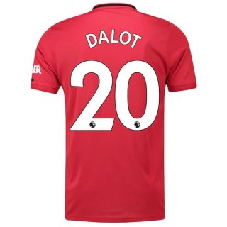 Maillot Manchester United NO.20 Dalot Domicile 2019 2020 Rouge Maillot Manchester United NO.20 Dalot Domicile 2019 2020 Rouge