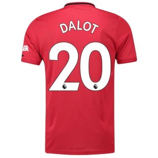 Maillot Manchester United NO.20 Dalot Domicile 2019 2020 Rouge