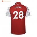 Maillot Arsenal Domicile Lucas 2017 2018 Pas Cher