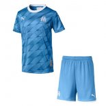 Maillot Marseille Exterieur Enfant 2019 2020 Azul Pas Cher