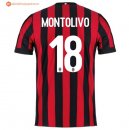 Maillot Milan Domicile Montolivo 2017 2018 Pas Cher