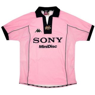 Maillot Juventus Exterieur Retro 1997 1998 Rose Pas Cher