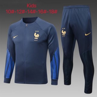 Enfant Survetement France 2023 Bleu Enfant Survetement France 2023 Bleu