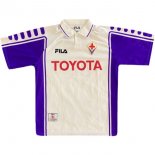 Thailande Maillot Fiorentina FILA Exterieur Retro 1999 2000 Blanc Pas Cher