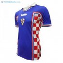 Maillot Croatie Exterieur Retro 1998 Bleu Pas Cher