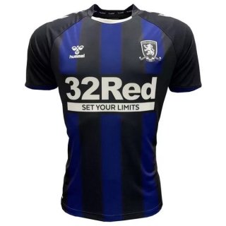 Thailande Maillot Middlesbrough Exterieur 2020 2021 Bleu Pas Cher