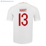 Maillot Angleterre Domicile Hart 13 2018 Blanc Pas Cher