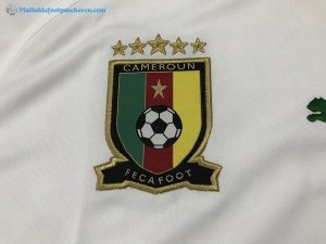 Maillot Cameroun Exterieur 2018 Blanc Pas Cher