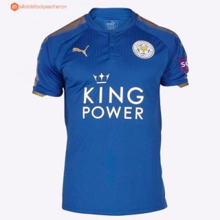 Maillot Leicester City Domicile 2017 2018 Pas Cher