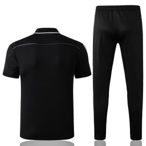 Polo Ensemble Complet Juventus 2019 2020 Negro Rouge Pas Cher