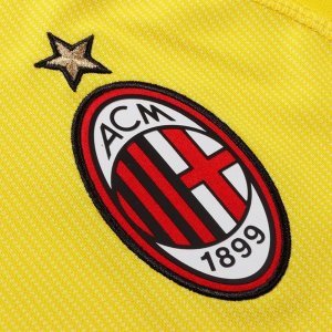 Maillot AC Milan Gardien 2018 2019 Jaune Pas Cher