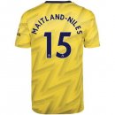 Maillot Arsenal NO.15 Maitland Niles Exterieur 2019 2020 Jaune Pas Cher