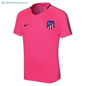 Maillot Entrainement Atletico Madrid Ensemble Complet 2017 2018 Rose Pas Cher