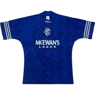 Thailande Maillot Rangers Domicile Retro 1994 1996 Bleu Pas Cher Thailande Maillot Rangers Domicile Retro 1994 1996 Bleu Pas Cher