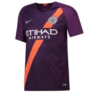 Thailande Maillot Manchester City Third 2018 2019 Purpura Pas Cher Thailande Maillot Manchester City Third 2018 2019 Purpura Pas Cher