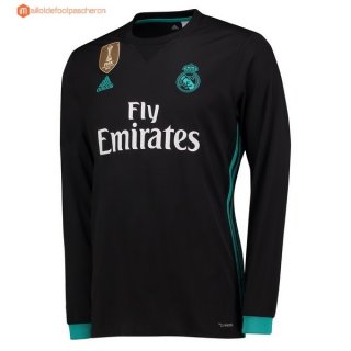 Maillot Real Madrid Exterieur ML 2017 2018 Pas Cher Maillot Real Madrid Exterieur ML 2017 2018 Pas Cher