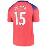 Maillot Chelsea NO.15 Zouma Third 2020 2021 Orange Pas Cher