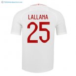 Maillot Angleterre Domicile Lallana 2018 Blanc Pas Cher