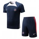 Maillot Entrainement PSG Ensemble Complet 2022 2023 Bleu