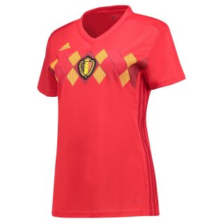 Maillot Belgique Femme Domicile 2018 Pas Cher