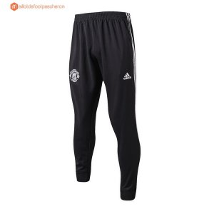 Survetement Manchester United Enfant 2017 2018 Noir Blanc Pas Cher